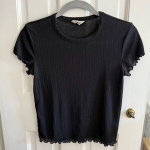 Madewell Black Short Sleeve Tee